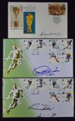 1986 World Cup Bobby Moore Signed First Day Cover a commemorative cover date 30 June 1986, plus 40th