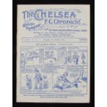 1930/1931 Chelsea v Middlesbrough football programme 4 October 1930. Ex.b.v., good.