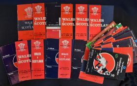 Scotland/Wales Test Rugby Programmes 1956-1998 (25): Great run of 5 Nations games at either