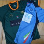 2015 Bermuda Rugby Classic Italian and S African Team Jerseys: Pair of brand new jerseys from this