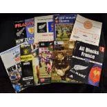 1961-2007 France in New Zealand Rugby Programme Selection: large detailed issues for the French
