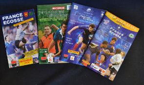 France Rugby Programmes v Scotland (4): all in splendid condition, the issues from the 5/6 Nations