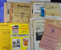 Collection of non-league football programmes to include 1946/47 Dulwich Hamlet v St. Albans City,
