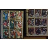 Selection of Manchester Utd 1998/1999 treble era trade cards to include Futera 1998 collector card