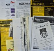 Wolverhampton Wanderers Reserves v Stoke City 1989/90, 2007/08, 2009/10 and aways 1989/90, 1991/