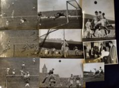 Collection of Manchester United photographs from 1950’s onwards including action photographs from