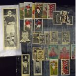 Manchester United cigarette/trade cards to include 1923 Pluck famous teams, 1935 Ardath (No. 80)