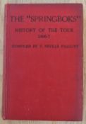 1907 Historic Springboks Tour Book: Formerly the property of famed Western Mail journalist JBG