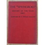1907 Historic Springboks Tour Book: Formerly the property of famed Western Mail journalist JBG