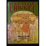 The Pageant of Cricket 1987 Book by David Frith, a beautifully illustrated book, 640pp, with