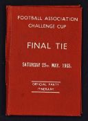 1963 FA Cup Final Manchester United official party itinerary 24th to 26th May to Wembley. Good.