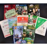 1995 Fiji UK/ Ireland Tour etc Rugby Programmes (10): All the issues, in splendid condition, from