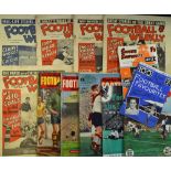 Selection of football memorabilia to include Football Weekly 24 October, 7 November, 14 November, 21