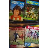 Quantity of World Soccer Football Magazines from 1960-2000 an almost complete run, condition appears