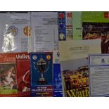 Manchester United FA Youth Cup away football programmes to include 1980/81 Spurs (s/f), 1981/82