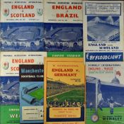 Collection of early 1950’’s football programmes all including Duncan Edwards in his early football