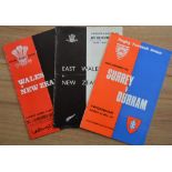 1967 Big Game Rugby Programmes (3): The successful tourists’ games v Wales (who were beaten 13-6)
