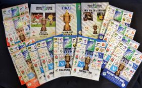 RWC 1999 Rugby Programme Selection (16): Fine group of near-mint issues for the Tournament. Final (