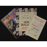 France Down Under Rugby Programmes (4): Quartet of issues from the famous first French tour to New