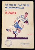 Rare 1936 ‘British Lions’ Tour to Argentina Rugby Programme: v Argentina Seleccionada “B” played