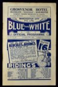 1937/1938 Manchester City v Birmingham City Division 1 football programme 30 October 1937 at Maine