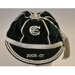 2006/07 Presentation Cap in black with silver trim and tassel, label internally Toye, Kenning &