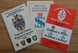 1970s/80s Specials and Snellings Rugby Programmes (3): The attractive, packed programmes for the