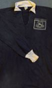 1940s Natal (South Africa) Football Shirt a long sleeve green shirt with white cuffs and collars,