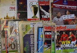2007/2008 Manchester United Champions League winners football programmes to include AS Roma (h&a),