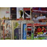 2007/2008 Manchester United Champions League winners football programmes to include AS Roma (h&a),