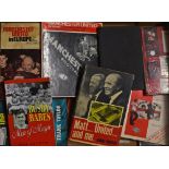 Collection of Manchester United themed books and publications to include ‘Birth of the Busby