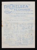 1927/1928 Chelsea v Hull City football programme 22 October 1928. Fair, view to assess.