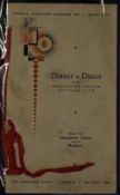 1948 FA Cup Final Dinner & dance menu for Manchester Utd held at the Connaught Rooms, Kingsway,