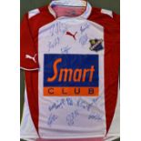 ‘Lyn 1896’ [Norway] Signed Football Shirt a short sleeve shirt with no number to the reverse,