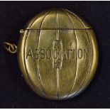 Early Football Vesta Case having football design with Association on both sides