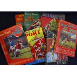 Selection of Sport / Football Annuals 1952 & 1953 every boys book of sport, 1951,52,53,56,57 boys’