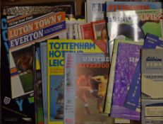 Collection of big match football programmes to include FA Cup semi-finals and FA Cup Finals from