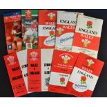 Wales/England Rugby Programmes 1977-2003 (9): The issues from Cardiff or Twickenham 1977 (signed