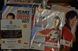 2013/2014 Manchester United football programme collection (27) homes including champions league