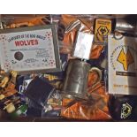 Collection of Wolverhampton Wanderers Football memorabilia to include 1998 Robbie Keane replica