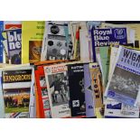 County Cup Football Programme Selection from 1960s onwards a mixed selection in mixed condition A/