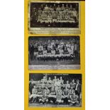 Early 20th century postcards featuring Manchester Utd team groups to include 1914/15 and circa