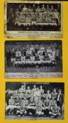 Early 20th century postcards featuring Manchester Utd team groups to include 1914/15 and circa