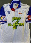 Hellenic FC (South Africa) Vintage Football Shirt with Mitre sponsors, Castle Lager and Premier