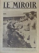 1919 French Magazine with Historic Rugby Cover Pic: Just over a century old, this 16 pp larger-