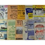 Selection of Assorted football programmes to include 1954/55 English boys clubs association v