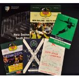 South Africa Abroad Rugby Programme Selection: Issues from 1961 (Scotland), 1965 (v Combined Mid &