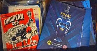 Collection of European Cup/Champions League final programmes to include 1960, 1963, 1971, 2008 v