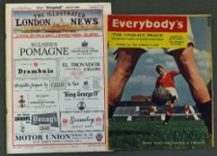 1957 Everybody’s weekly magazine 24 August 1957 featuring Duncan Edwards to the cover with an