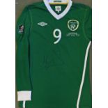 2011 Kevin Doyle Signed Ireland International Football Shirt a match issue shirt with ‘Macedonia